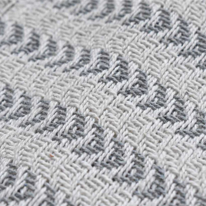 Manta Decorativa o Pie de Cama Frazada Masai 131 Gris