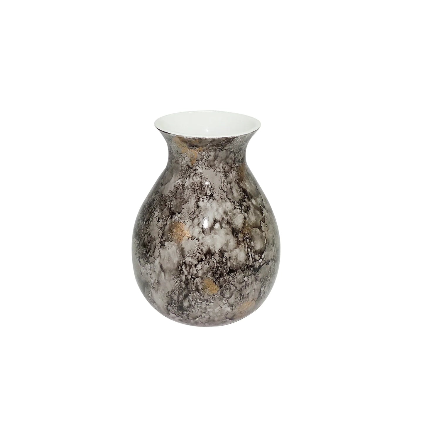 Jarrón Decorativo Gris Emperador 22X26 cm