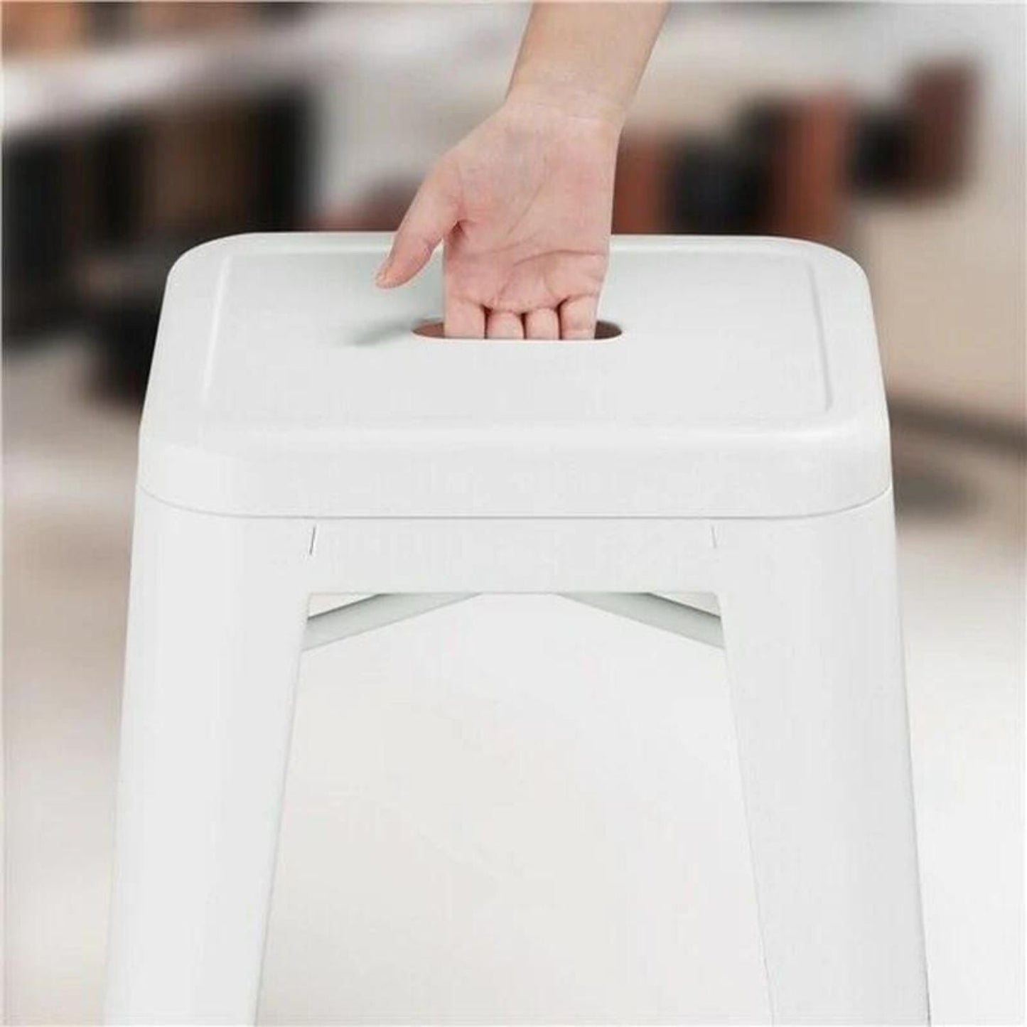 Silla de Barra Metalica Blanco