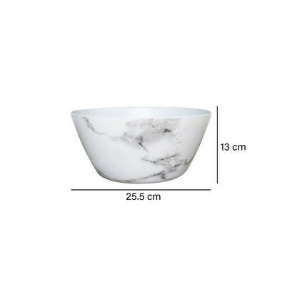 Ensaladera Carrara Blanco 25.5x25.5x13 cm