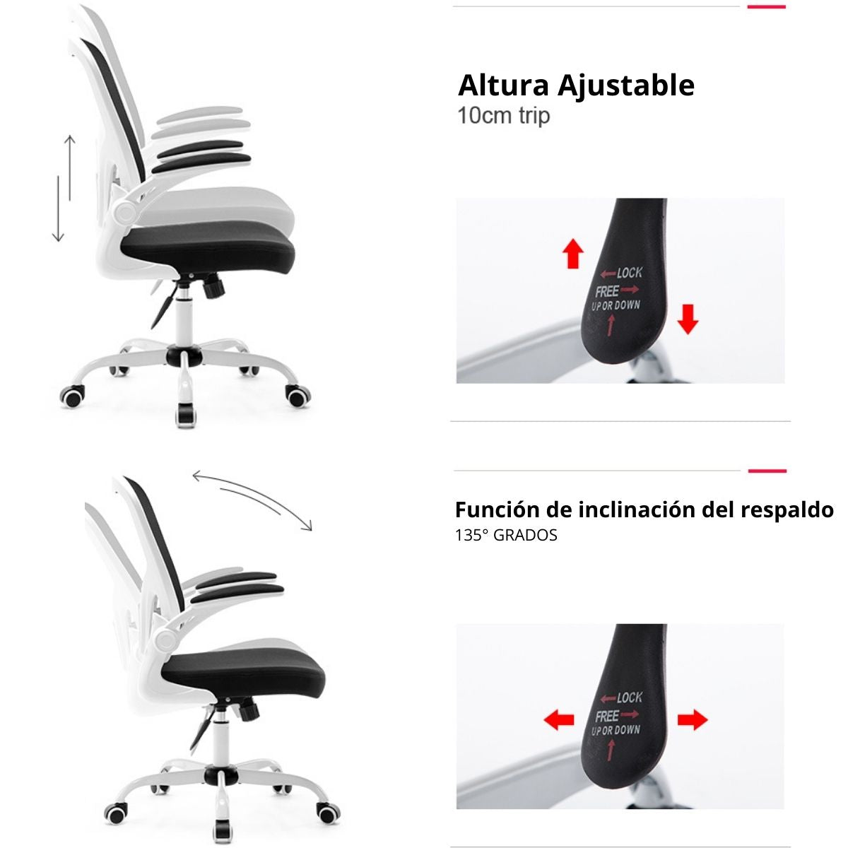 Silla De Oficina Seem Gris