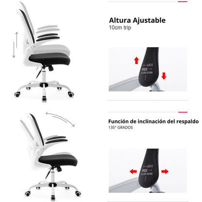Silla De Oficina Seem Gris