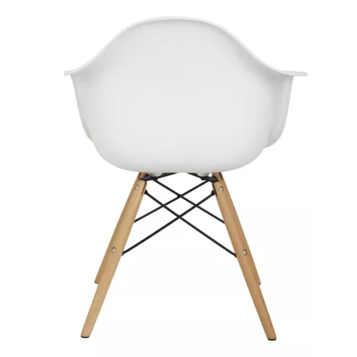 Silla Comedor Baeza Con Brazos Blanca