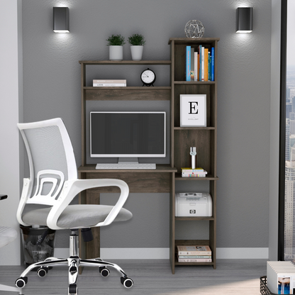 Silla De Oficina Berlin Premium Gris Blanco