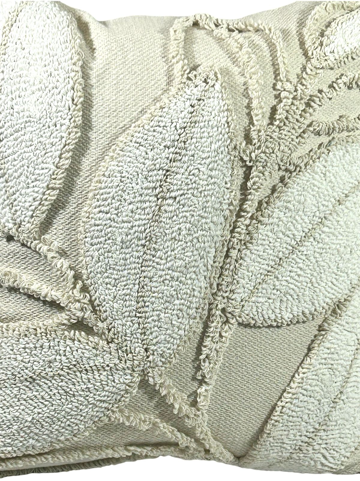 Cojin Decorativo Hojas Bordado