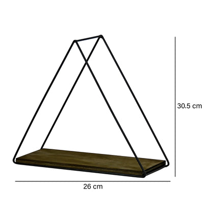 Repisa Flotante Triangular Wire