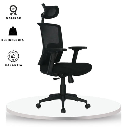 Silla de Oficina Siena Premium Negro