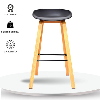 Silla de Barra Verona Negro