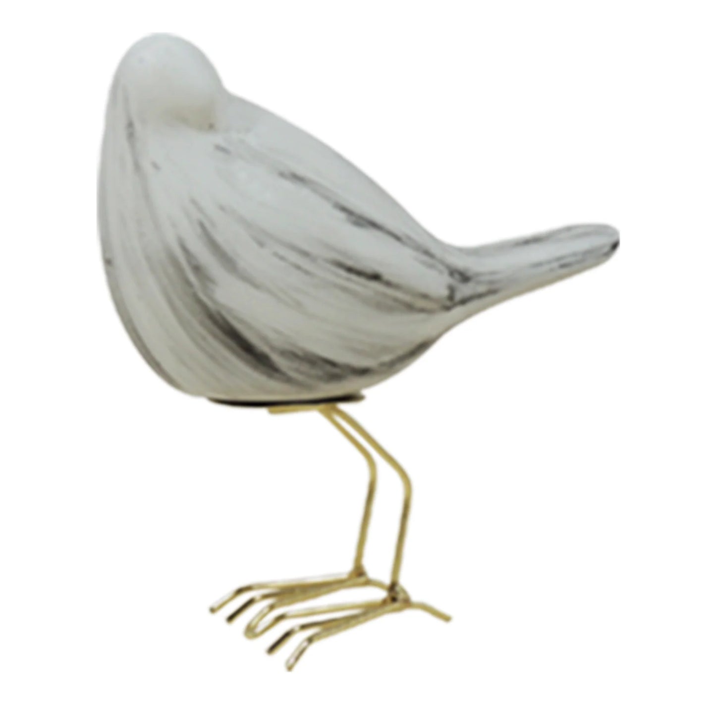 Escultura Decorativa Pajaro Lado