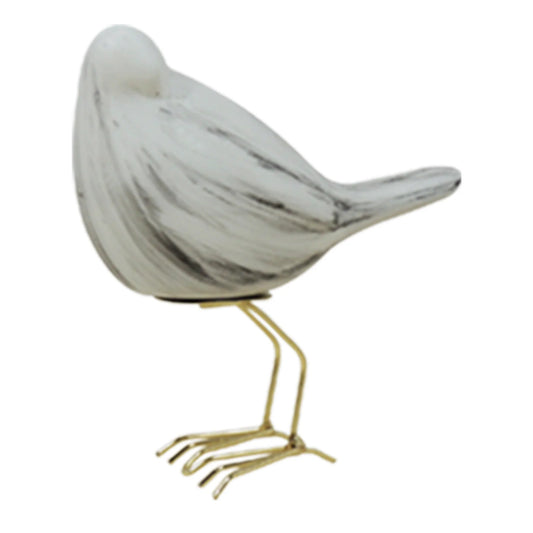 Escultura Decorativa Pajaro Lado