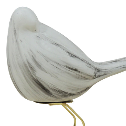 Escultura Decorativa Pajaro Lado