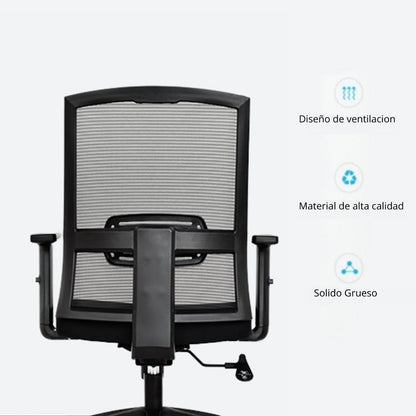 Silla De Oficina Sol Media Negro