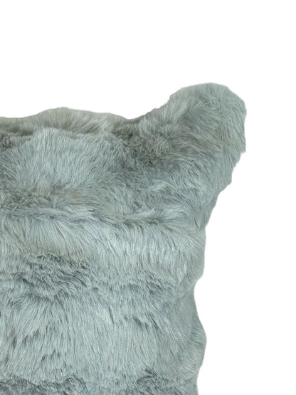 Cojin Decorativo Peluche Mink Gris