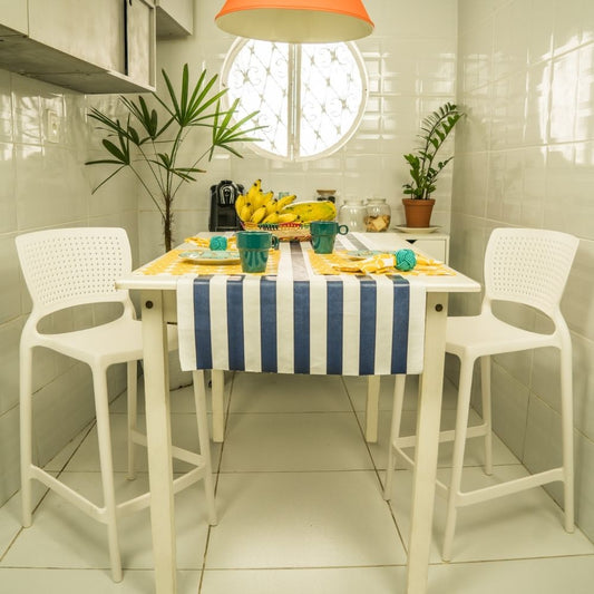 Silla de Barra Alice Blanco