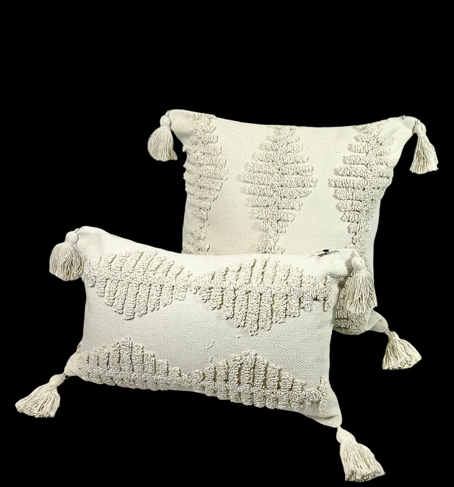 Cojin Decorativo Beige Rombos Boho