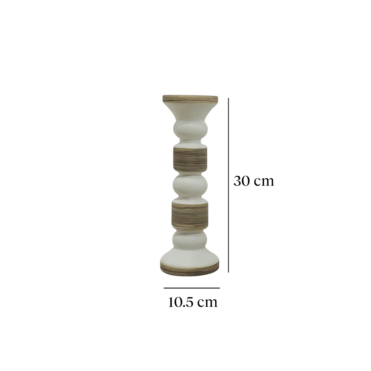 Candelabro Beige Lyon Grande