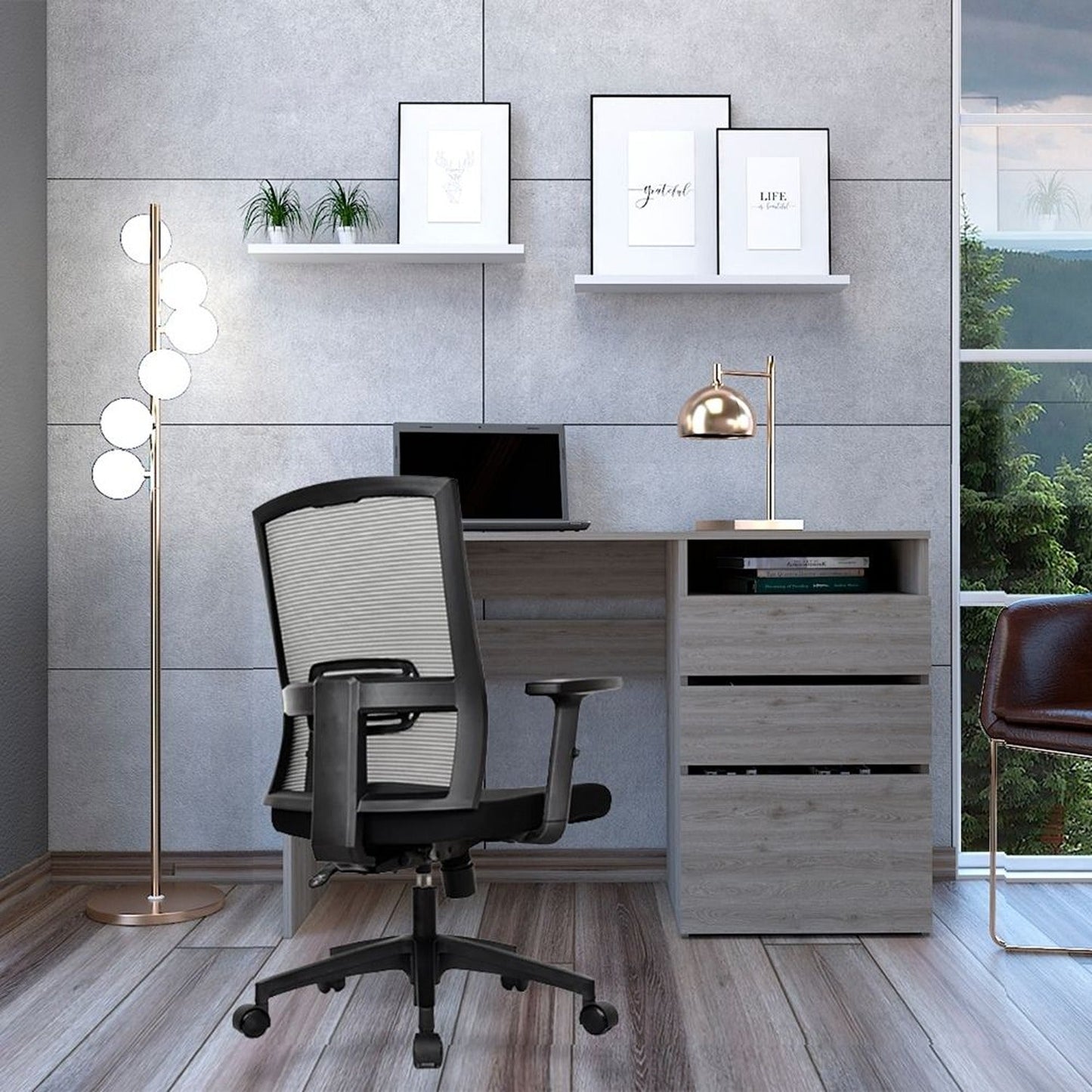 Silla De Oficina Sol Media Negro