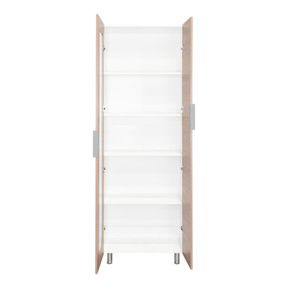 Alacena Zentauri Blanco y Chocolate