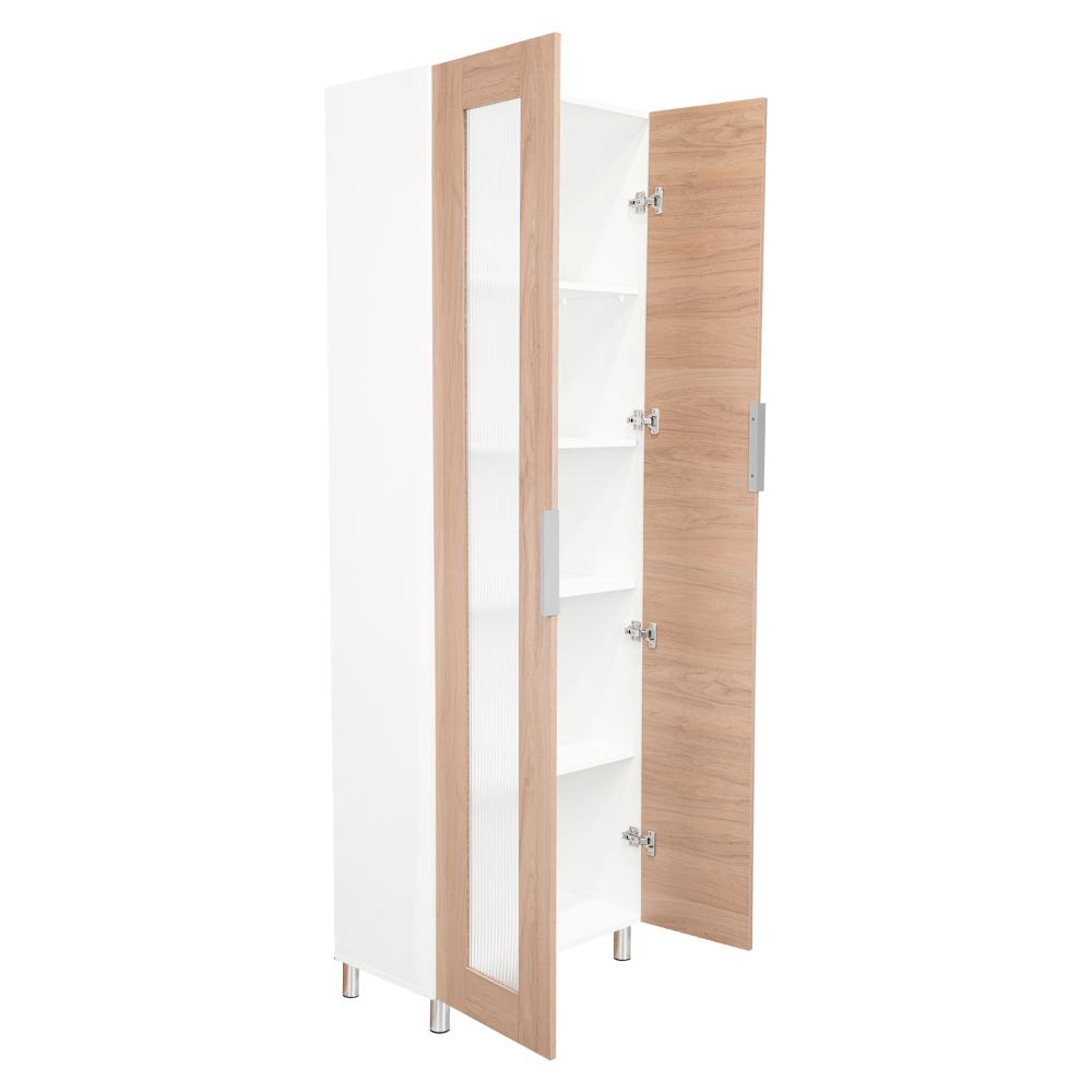 Alacena Zentauri Blanco y Chocolate