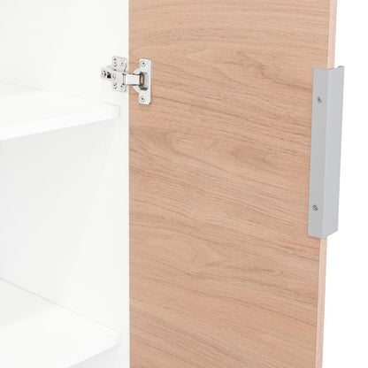 Alacena Zentauri Blanco y Chocolate