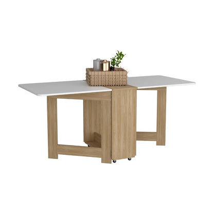 Alacena Multiusos Luciana Fresno y Blanco