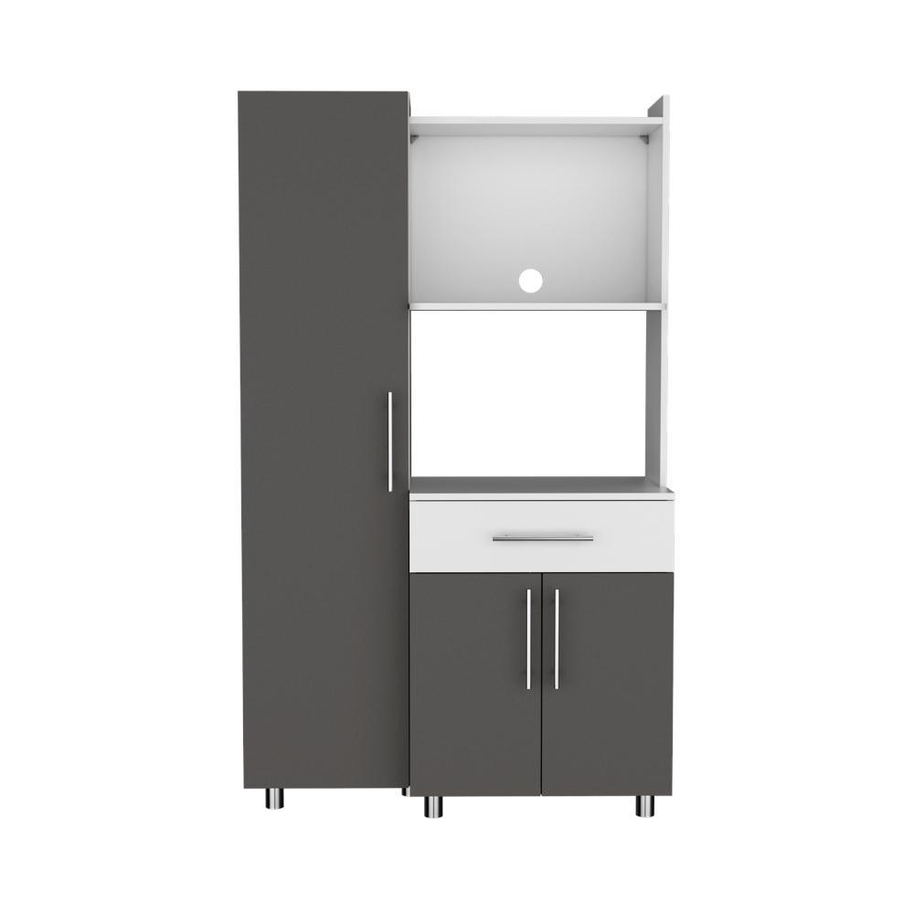 Alacena Ravelli Blanco y Gris