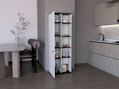 Alacena Multiusos Hoyt Blanco y Wengue