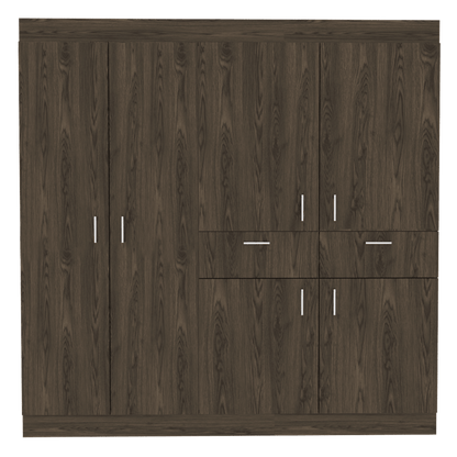 Closet Silene color Chocolate y Blanco para Habitación.