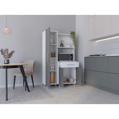 Alacena Ravelli Blanco y Gris