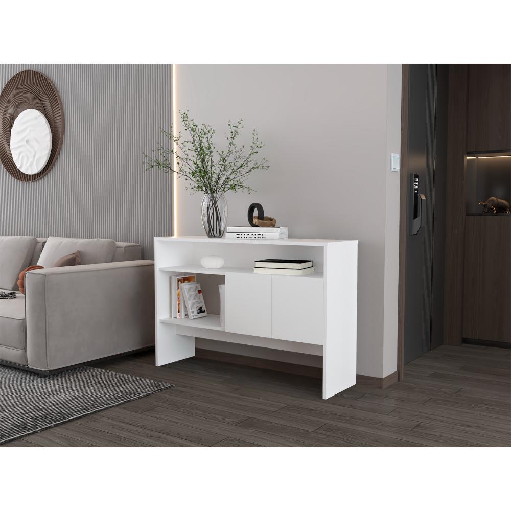 Mesa Auxiliar Recibidor Montessi Blanco
