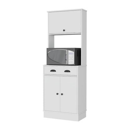 Alacena Tampa, Blanco, con multiples espacios de almacenamiento