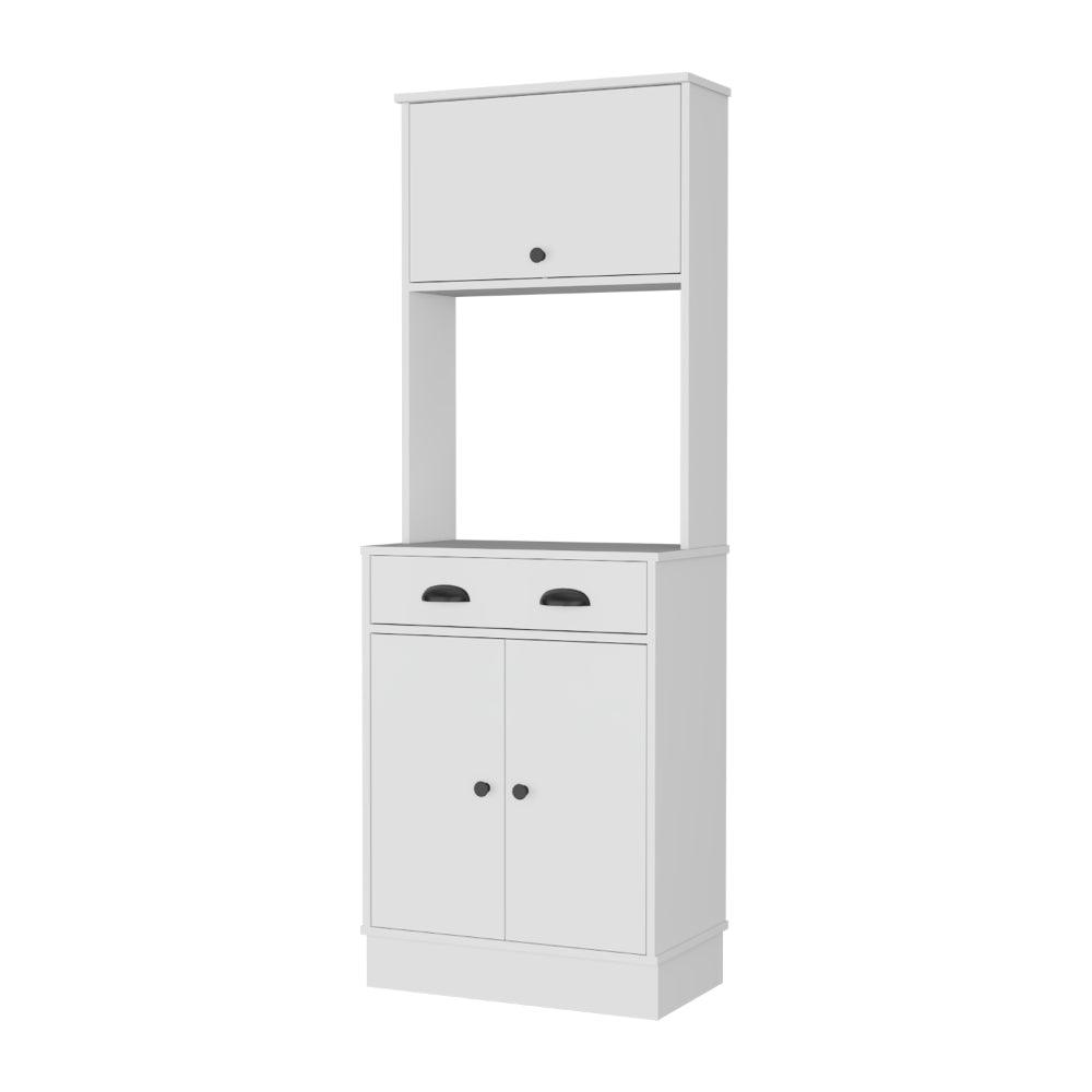 Alacena Tampa, Blanco, con multiples espacios de almacenamiento