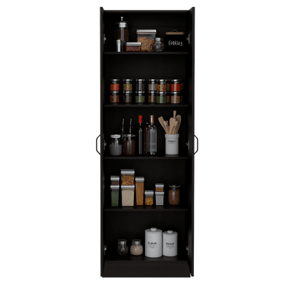 Alacena Multiusos Adelle color Wengue para Cocina.