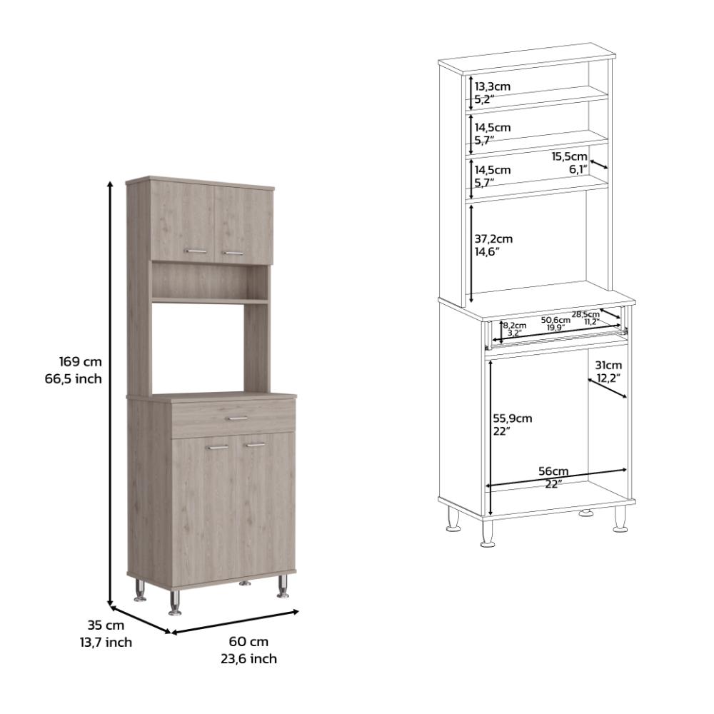 Alacena Moranti Gris