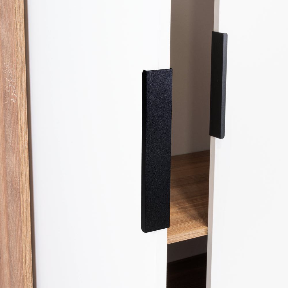 Closet Treviso con Espejo Miel y Blanco