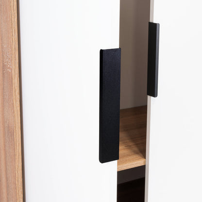 Closet Treviso con Espejo Miel y Blanco
