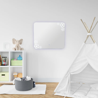 Espejo Rectangular Tory con bordes redondeados LED + Touch