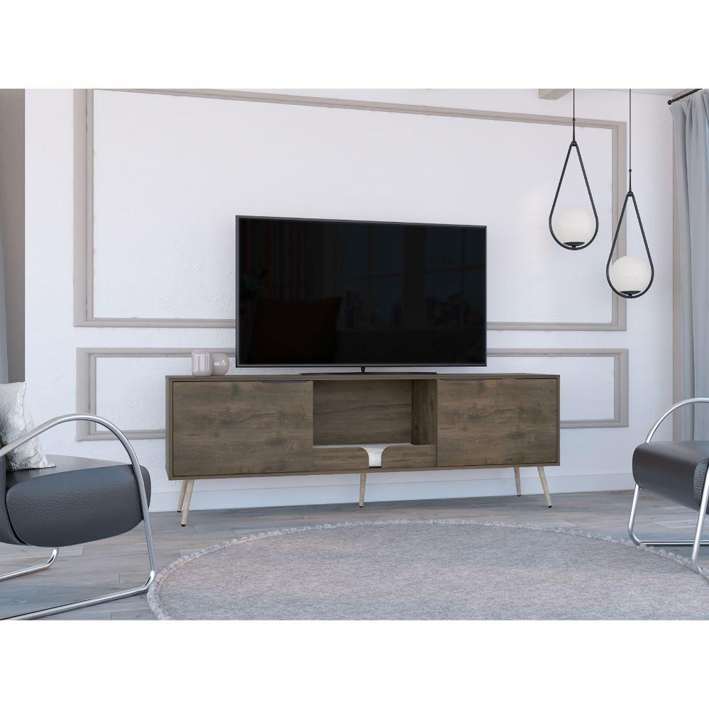 Mesa Para Tv Nova, Nogal para Tv de 75"