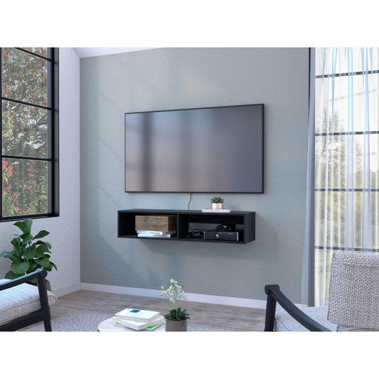 Mesa Para Tv Flotante Rockwood Wengue para TV de hasta 45''