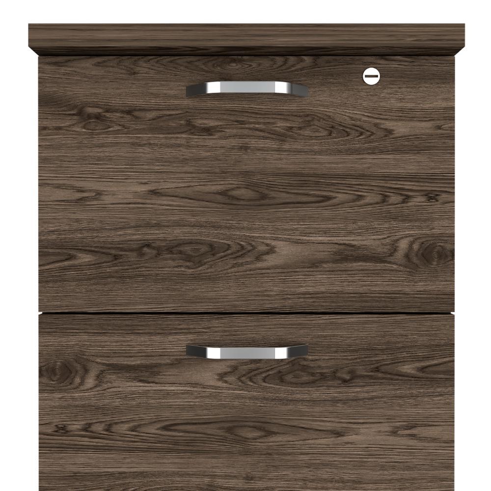 Archivador Bellanti Office 4 Cajones Alto  Wengue Coñac