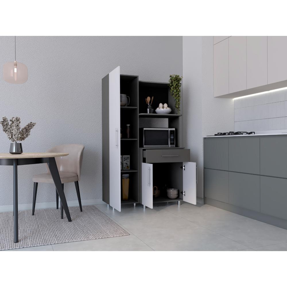 Alacena Ravelli Blanco y Gris