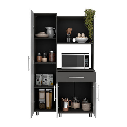 Alacena Ravelli Blanco y Gris