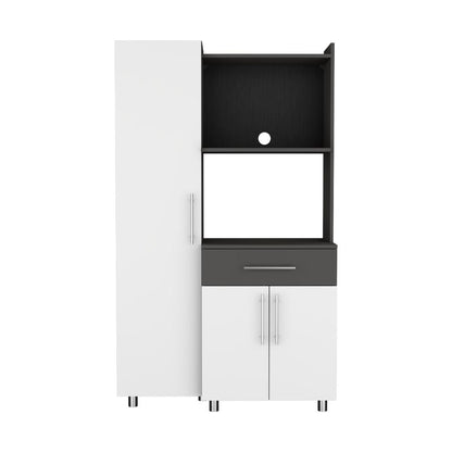 Alacena Ravelli Blanco y Gris