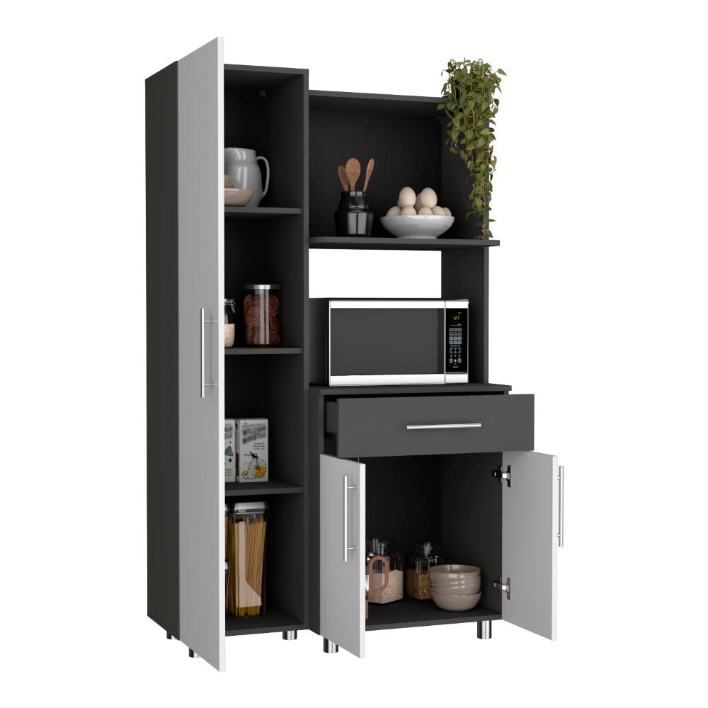 Alacena Ravelli Blanco y Gris