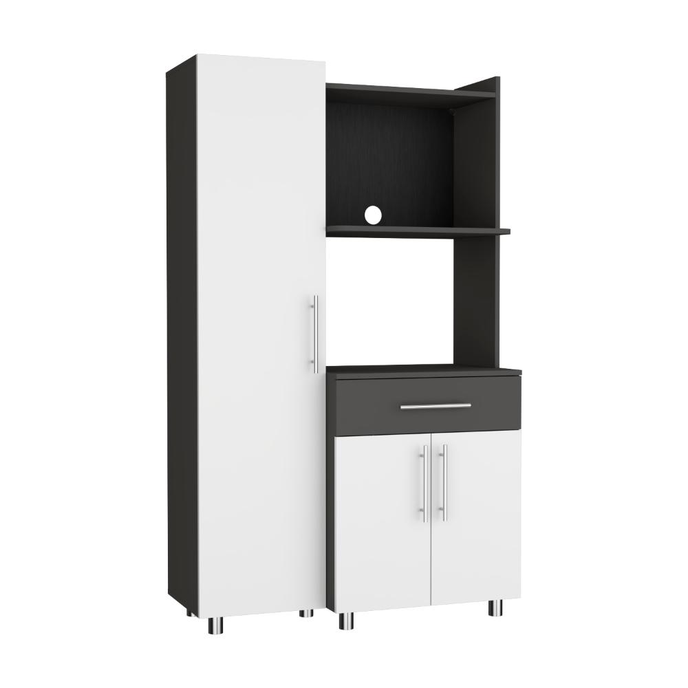 Alacena Ravelli Blanco y Gris