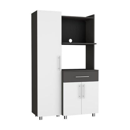 Alacena Ravelli Blanco y Gris