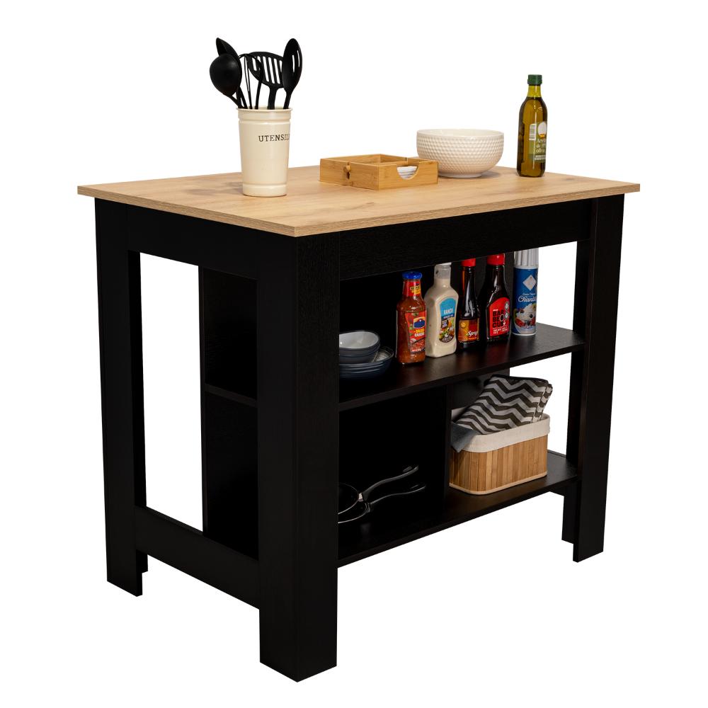 Barra de Cocina Ferrani Wengue  y Duna