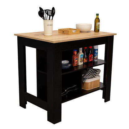 Barra de Cocina Ferrani Wengue  y Duna