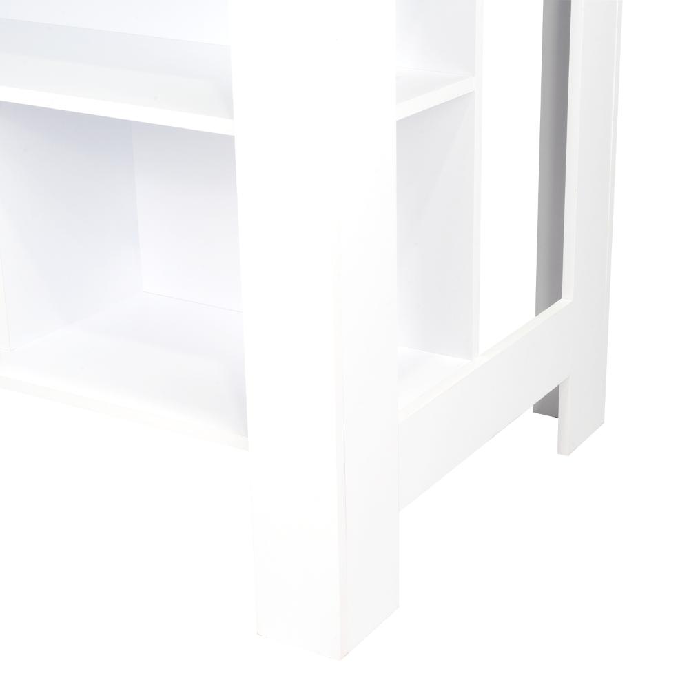 Barra de Cocina Ferrani Ceniza  y Blanco