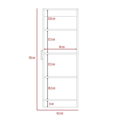 Alacena Nadir Color Wengue Para Cocina.